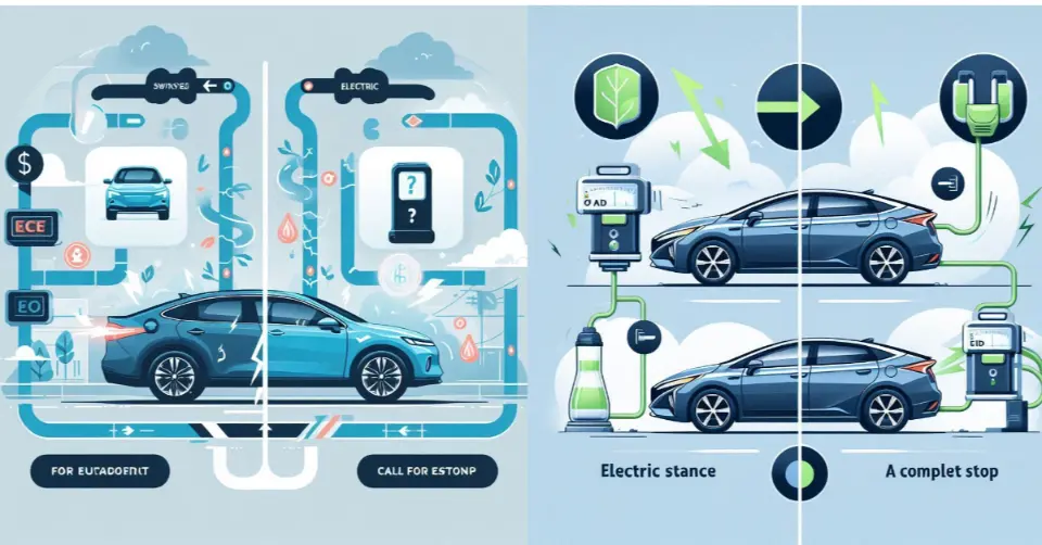 What happens if a hybrid car runs out of gas