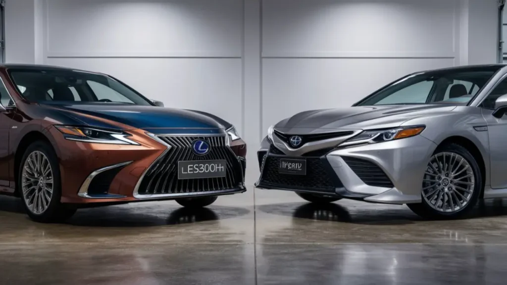 Lexus ES300h vs Toyota Camry Hybrid