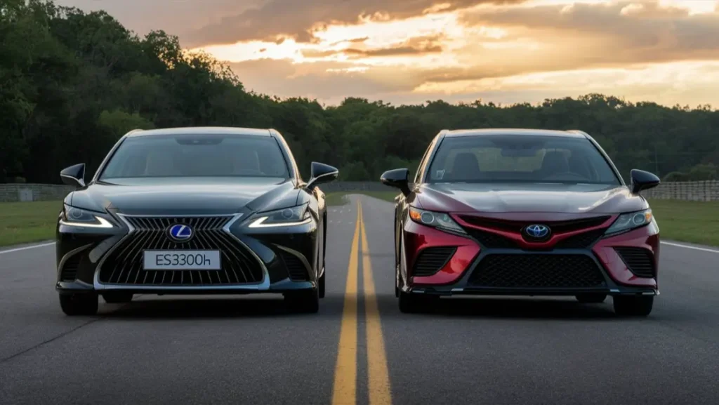 Lexus ES300h vs Toyota Camry Hybrid